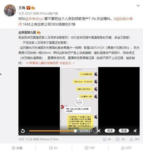 爆料王海打假辛巴视频,王海实名打假，揭秘背后真相